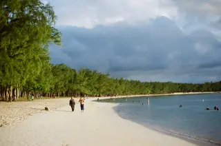Marco, CEO of Timeless Africa Safaris captures memories of his time in Mauritius on the beach